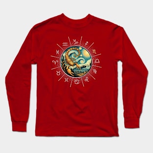 ZODIAC Scorpio - Astrological SCORPIO - SCORPIO - ZODIAC sign - Van Gogh style - 2 Long Sleeve T-Shirt